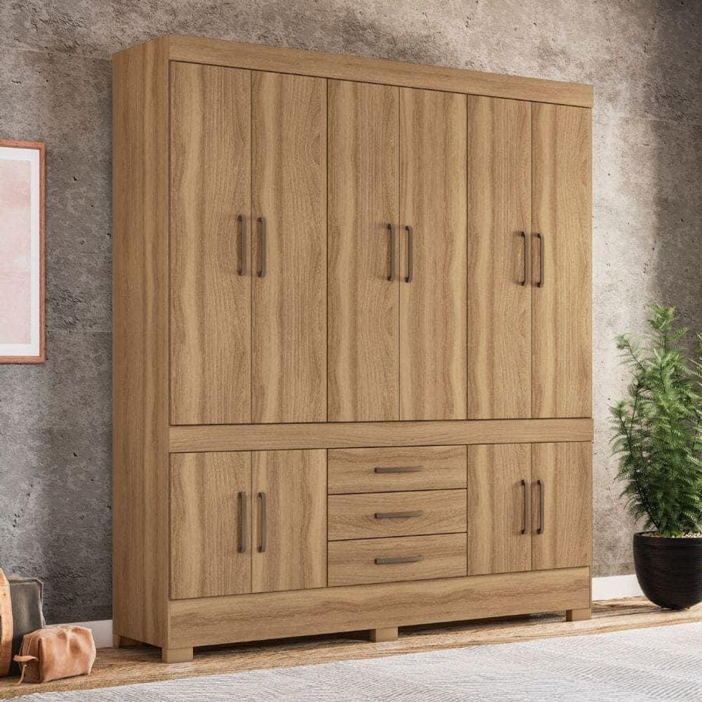 Guarda Roupa 10 Portas New Murano Amendola - Demóbile