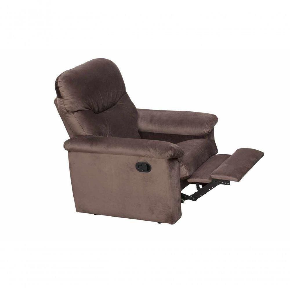 Poltrona Reclinável Mx-37 Audi Veludo Tukey Chocolate Matrix