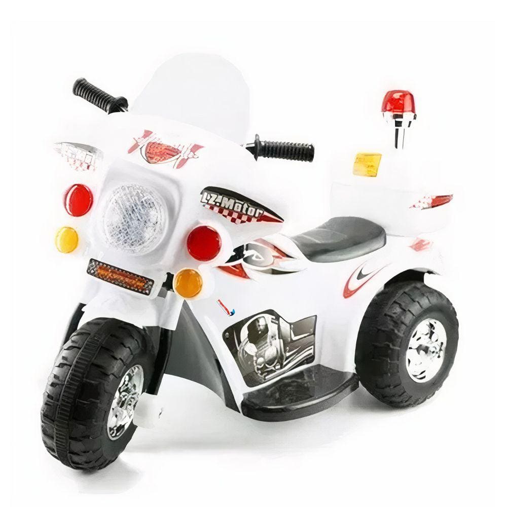 Mini Moto Elétrica Infantil Preta 6v Motostar - Brink+