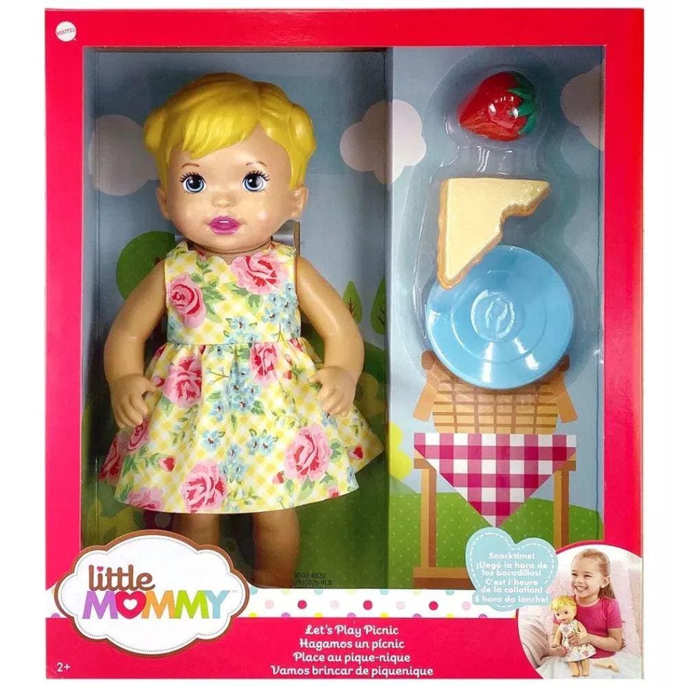 Boneca Little Mommy Vamos Brincar De Piquinique - Brinquedo Mattel