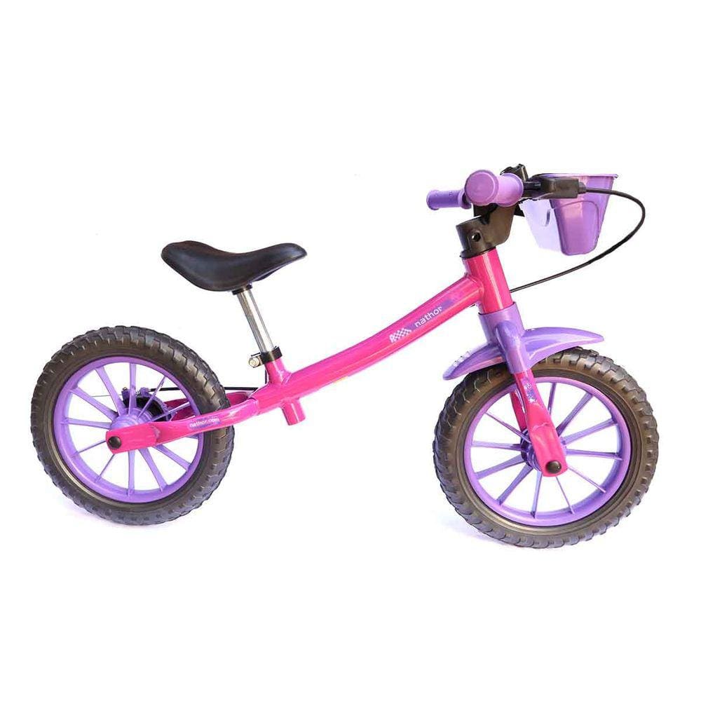 Bicicleta Equilíbrio Nathor Balance Aro 12" Infantil C/ Freio