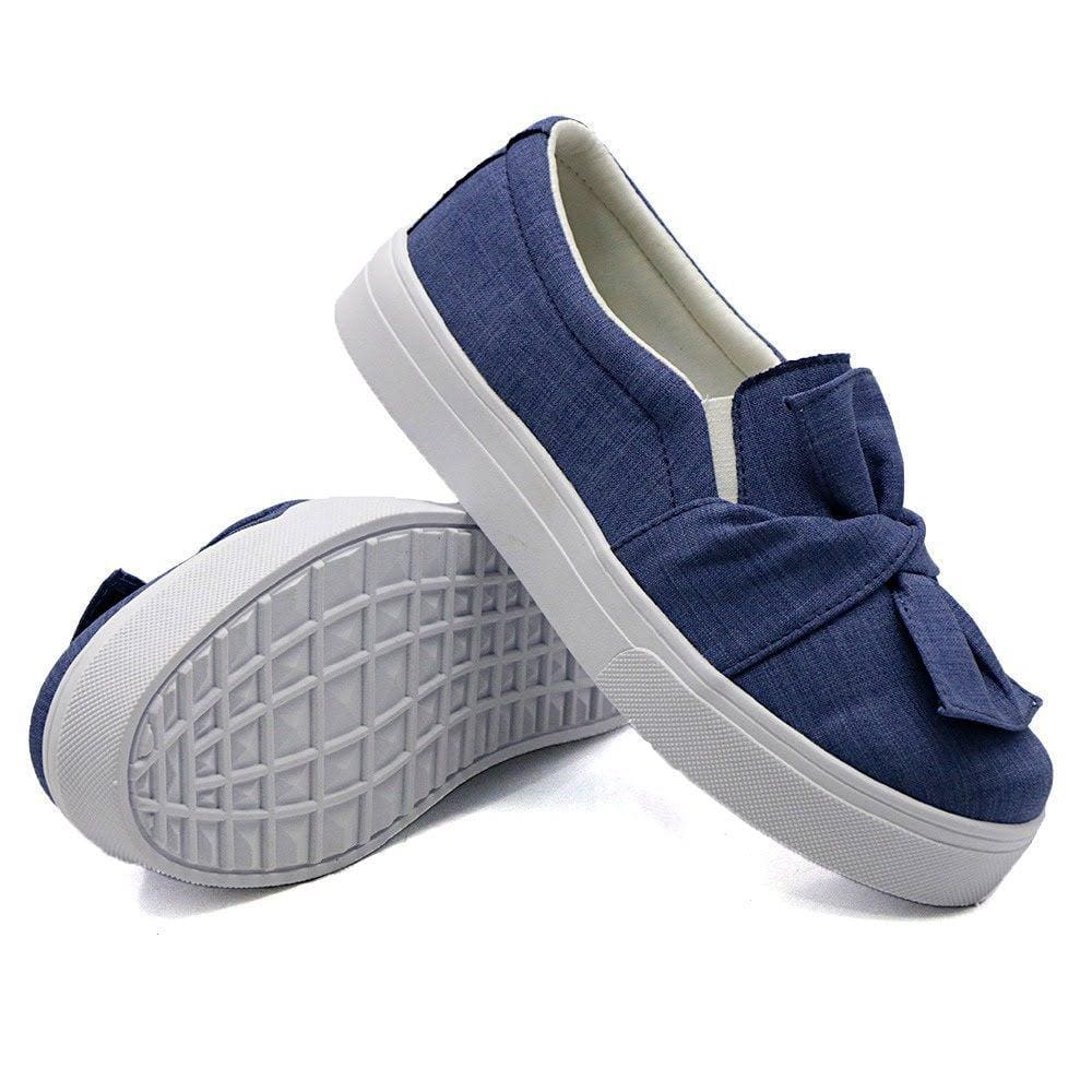 Tênis Slip On Casual Dk Use Shoes com Laço em Tecido