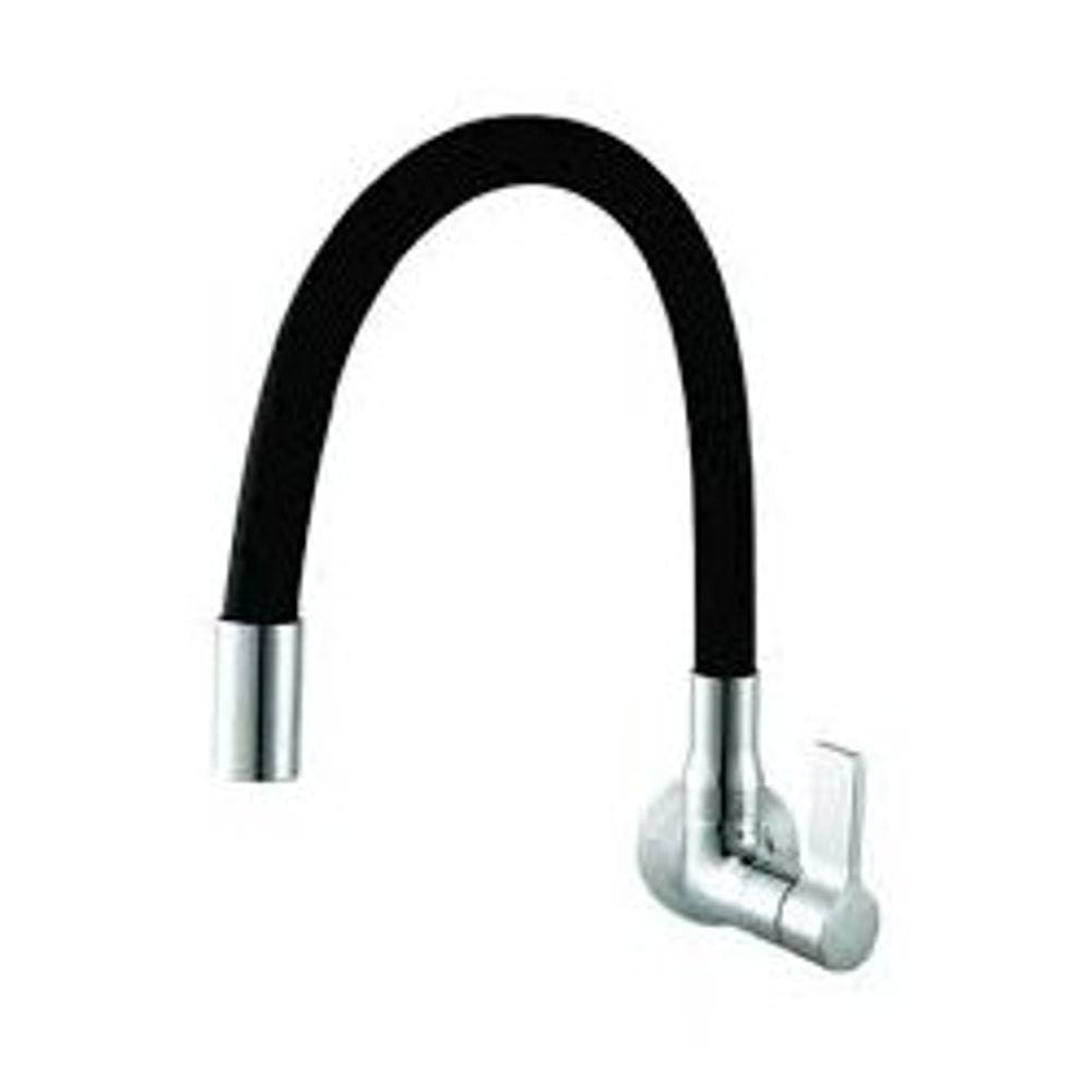 Torneira Cozinha Parede Flexível Articulável Preto Meber