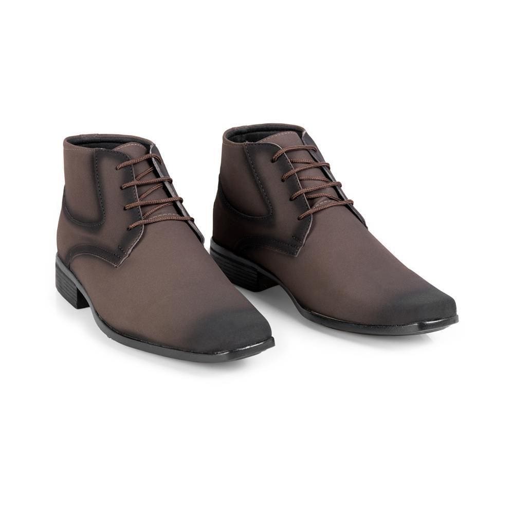 Sapato Social Masculino Casual Confortável Cano Médio