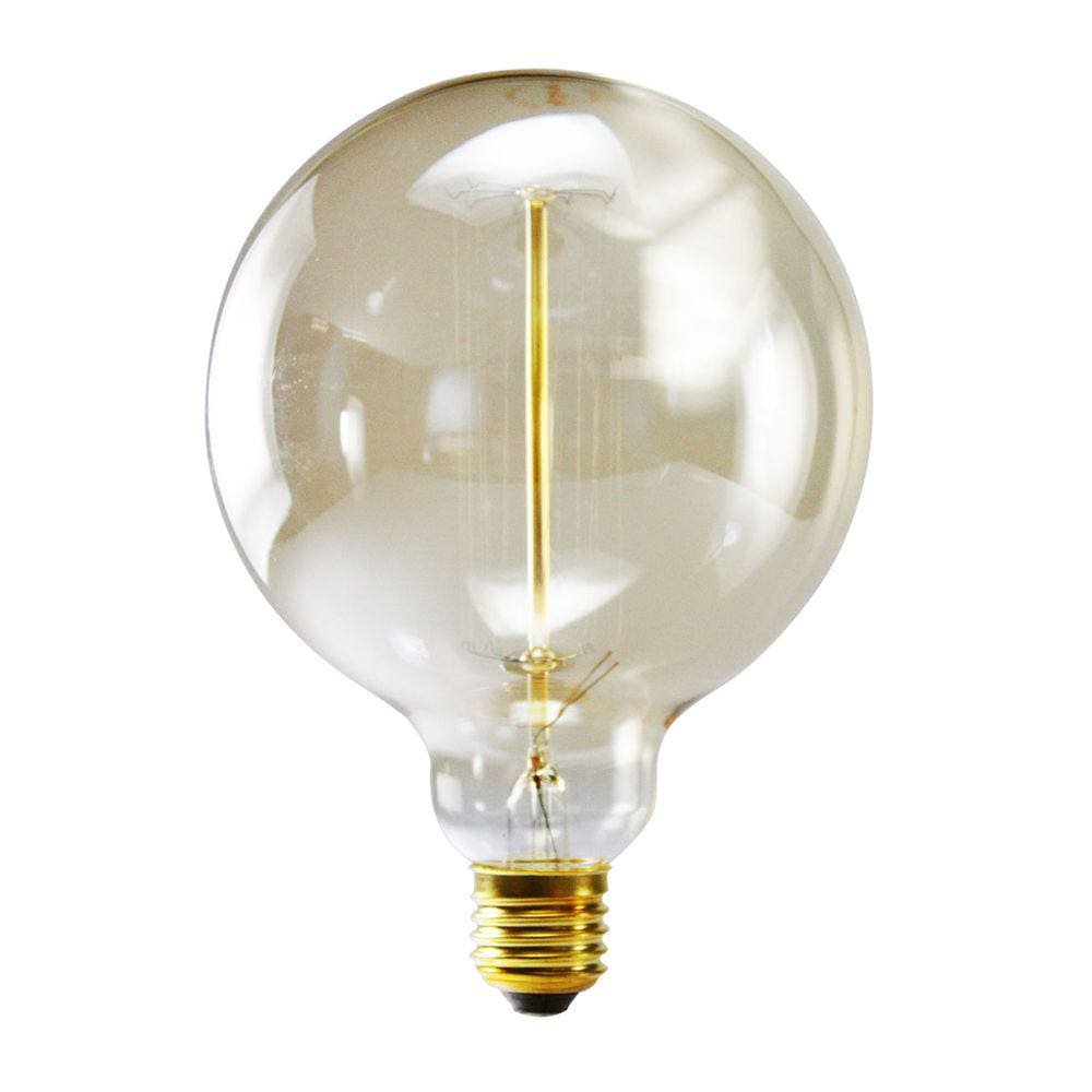 Lâmpada Filamento Carbono Dimerizável G125 E27 60W 2400K 220V