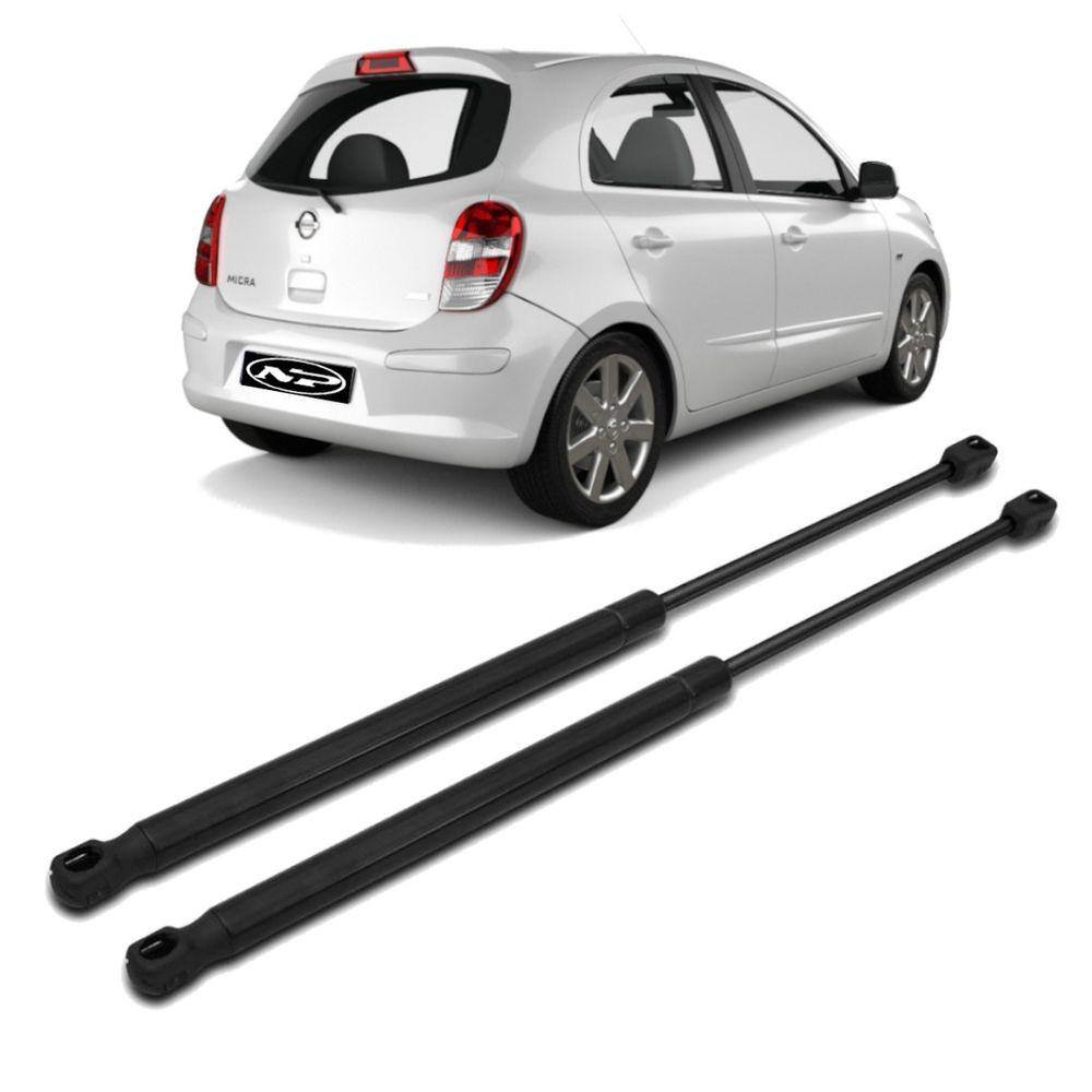 Par Pistão Amortecedor Porta Malas Nissan March 2011 a 2021