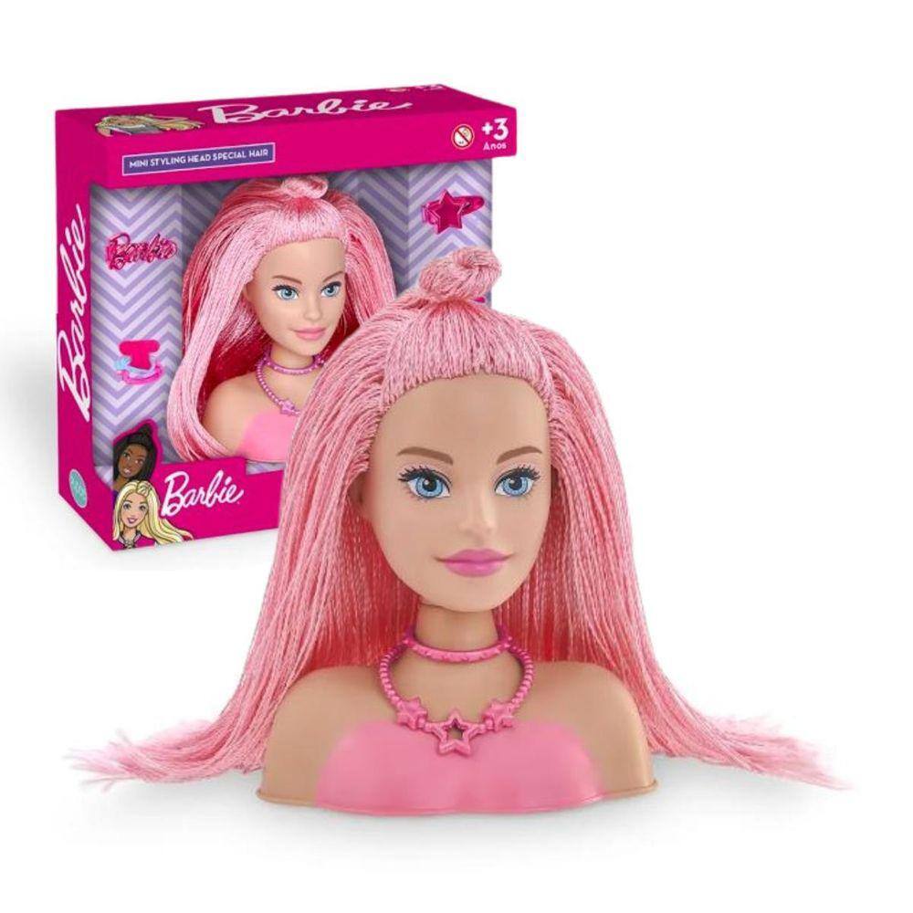 Boneca Barbie Busto Styling Head Faces com 24 Acessórios para Pentear  Maquiagem Pupee Original 1265 : : Brinquedos e Jogos