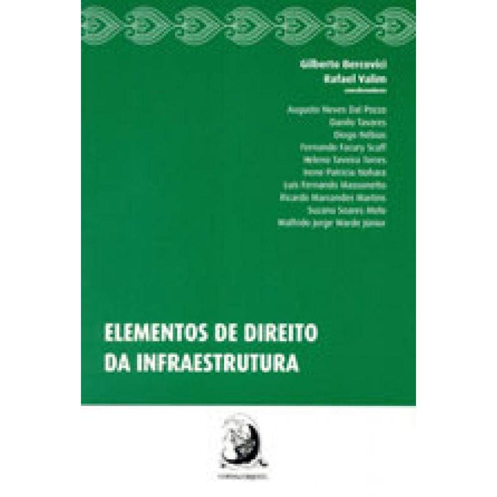 Elementos De Direito Da Infraestrutura