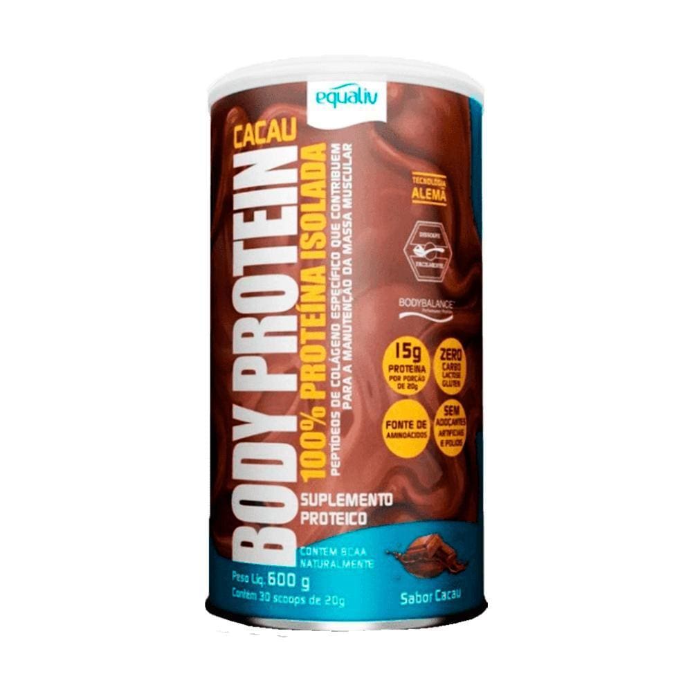 Suplemento em pó Equaliv Body Protein proteínaBody Protein 600g