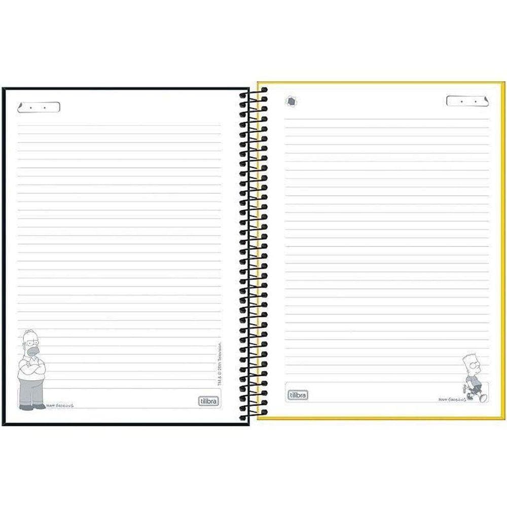 Caderno 10X1 Capa Dura The Simpsons 160Fls.