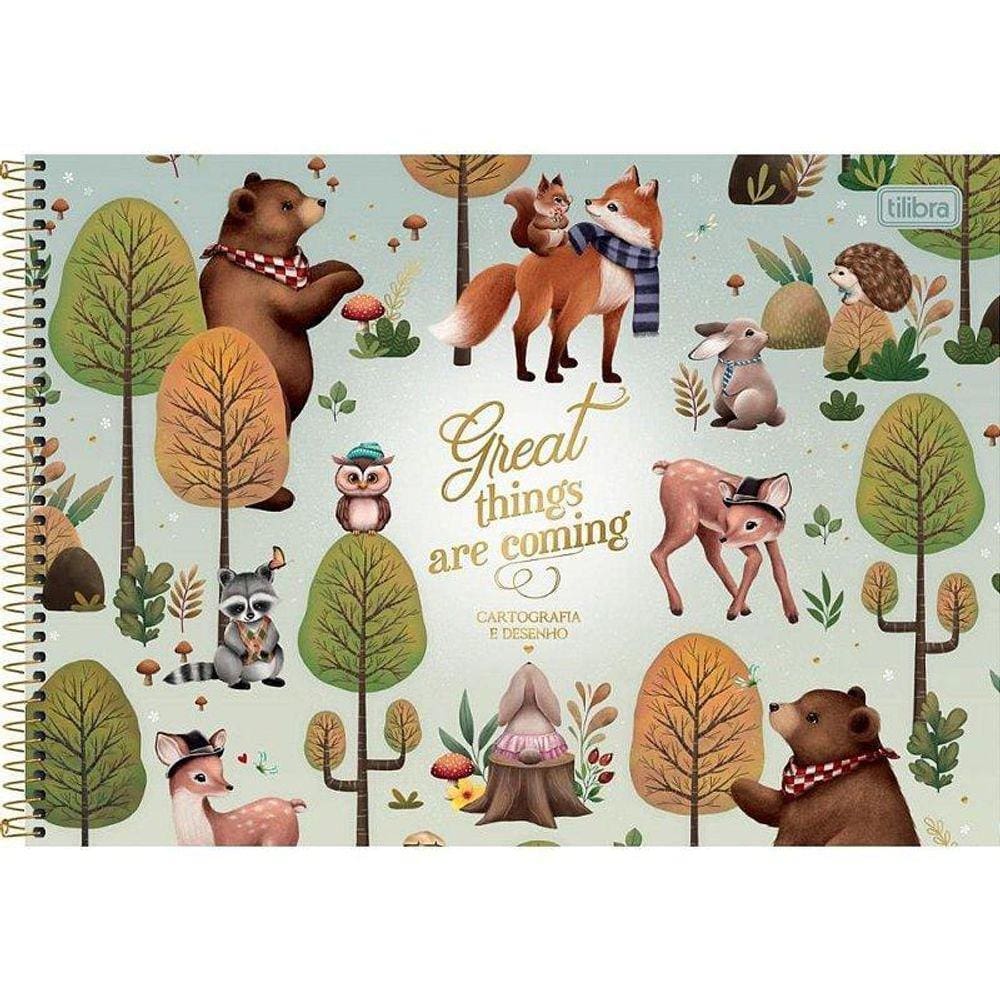 Caderno Desenho Univ Capa Dura Loveland 80Fls.