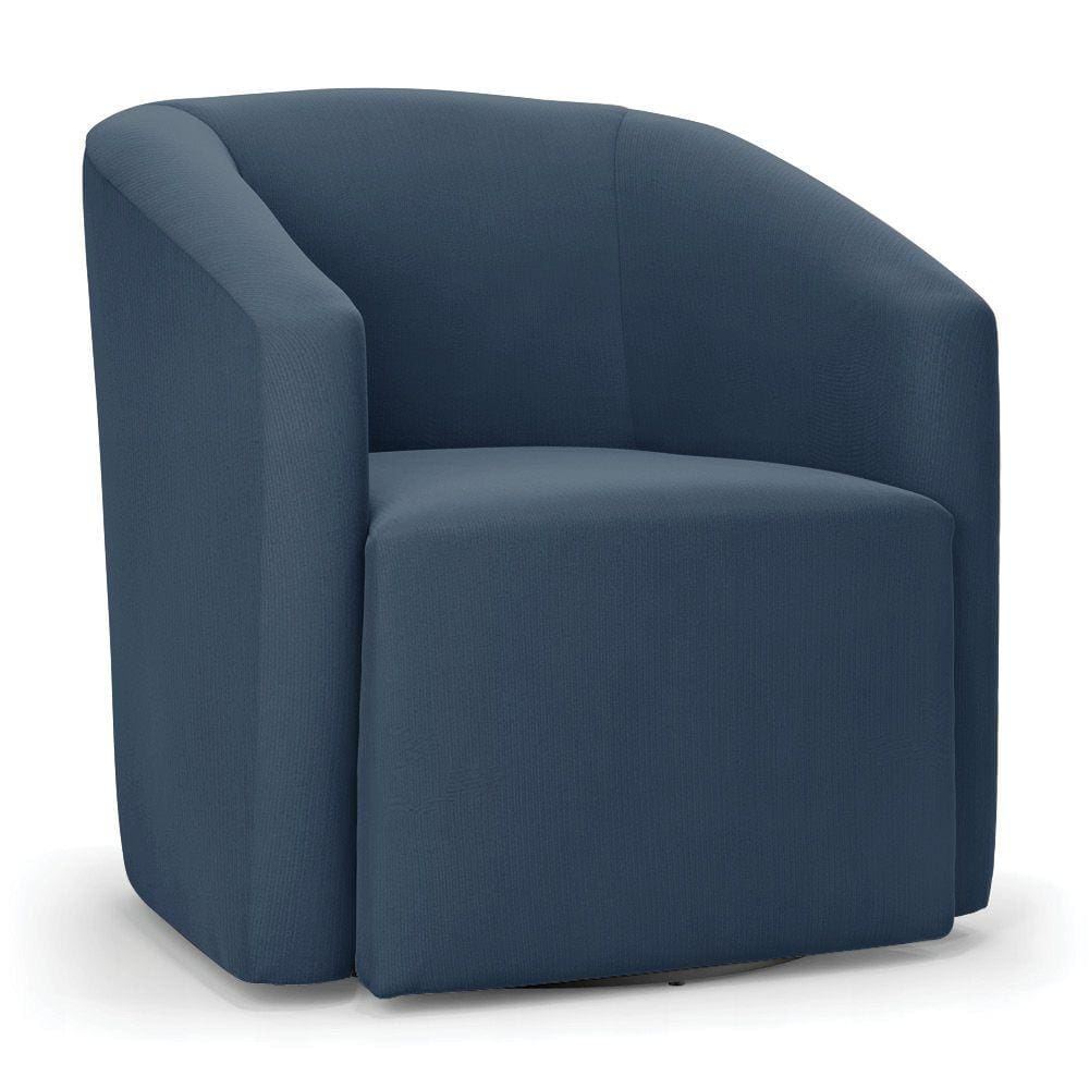 Poltrona Stella Max Suede Base Giratória - D`Rossi
