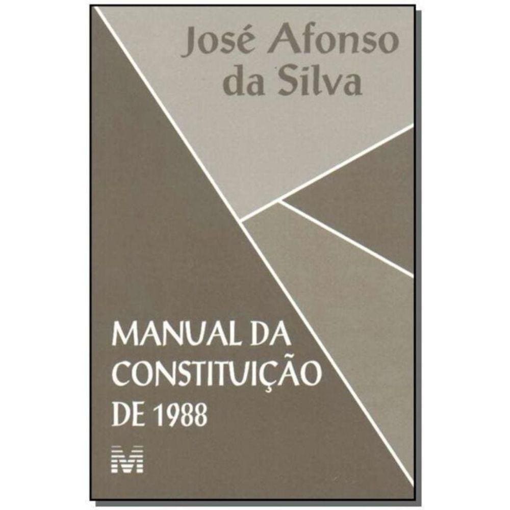 Manual da Constituição de 1988 - 01 Ed. - 2002