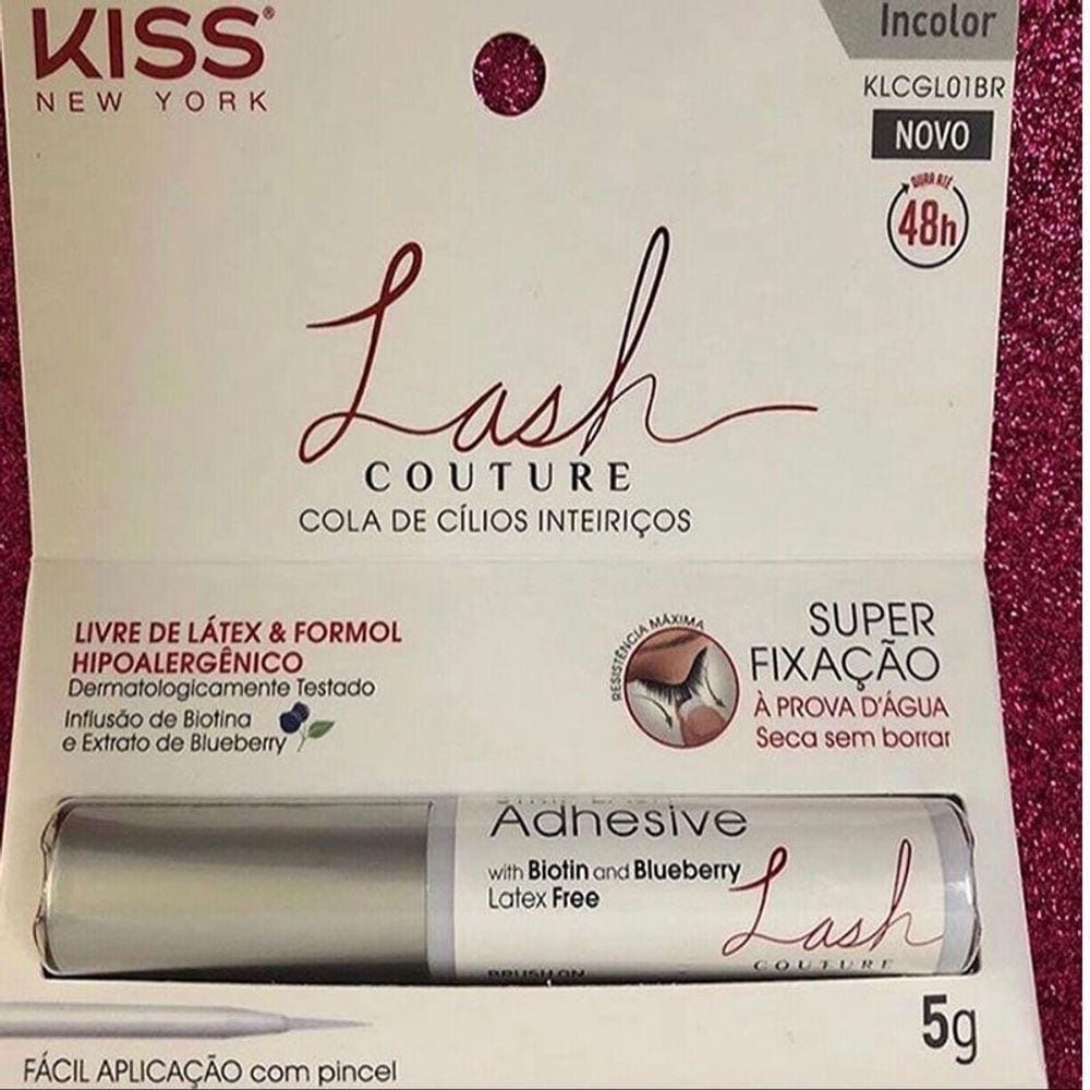 Cola De Cilios Incolor 48h Hipoalergenico Lash Kiss New York