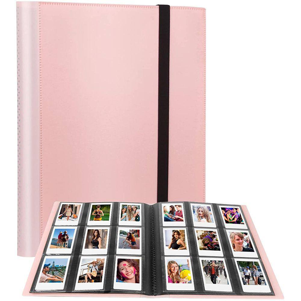 Álbum de Fotos 432 Bolsos para Câmeras Fujifilm, Polaroid e Instax, Rosa - Instax Mini Álbum para 11 90 70 9 8+ 8 LiPlay
