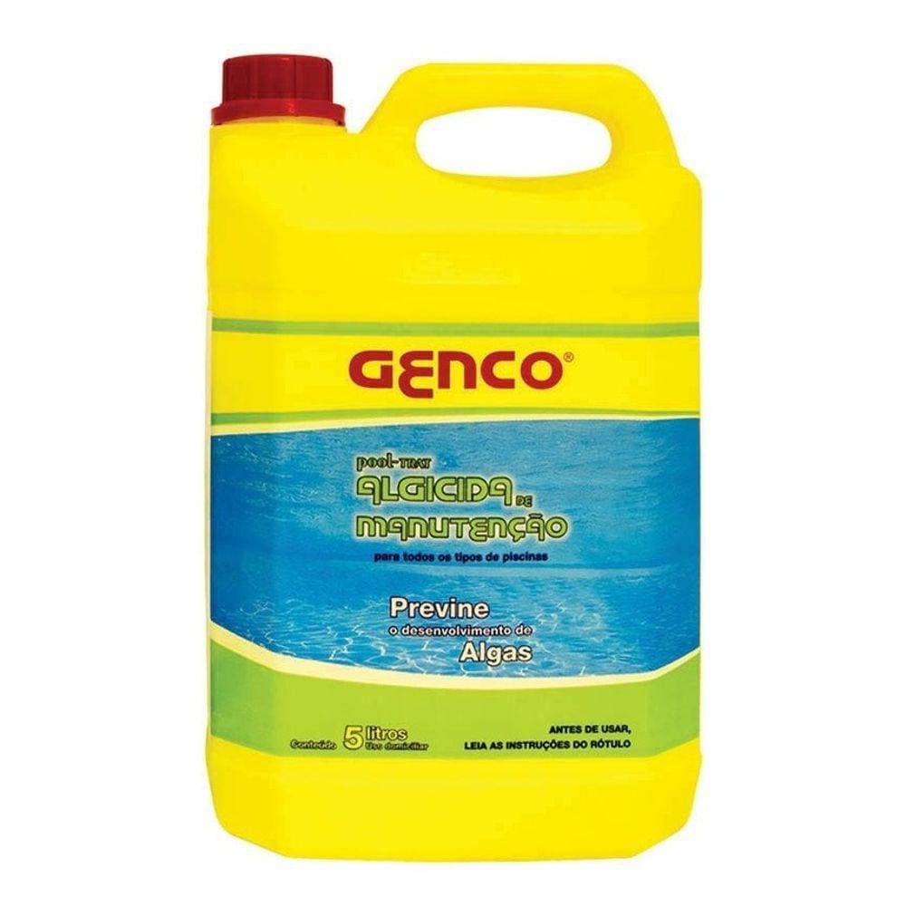 Algicida Para Manutenção de Piscinas 5 Litros Genco
