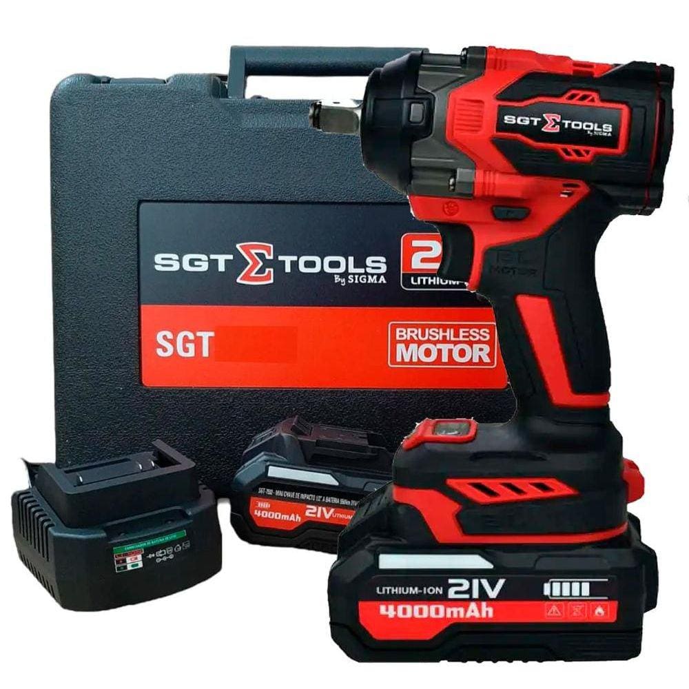 Chave de Impacto 21V SGT-7503 4Ah Brushless | Extra