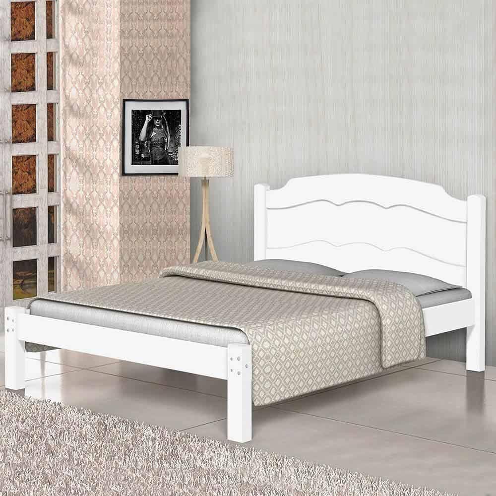 Cama Casal Basoto  Lais  Branco
