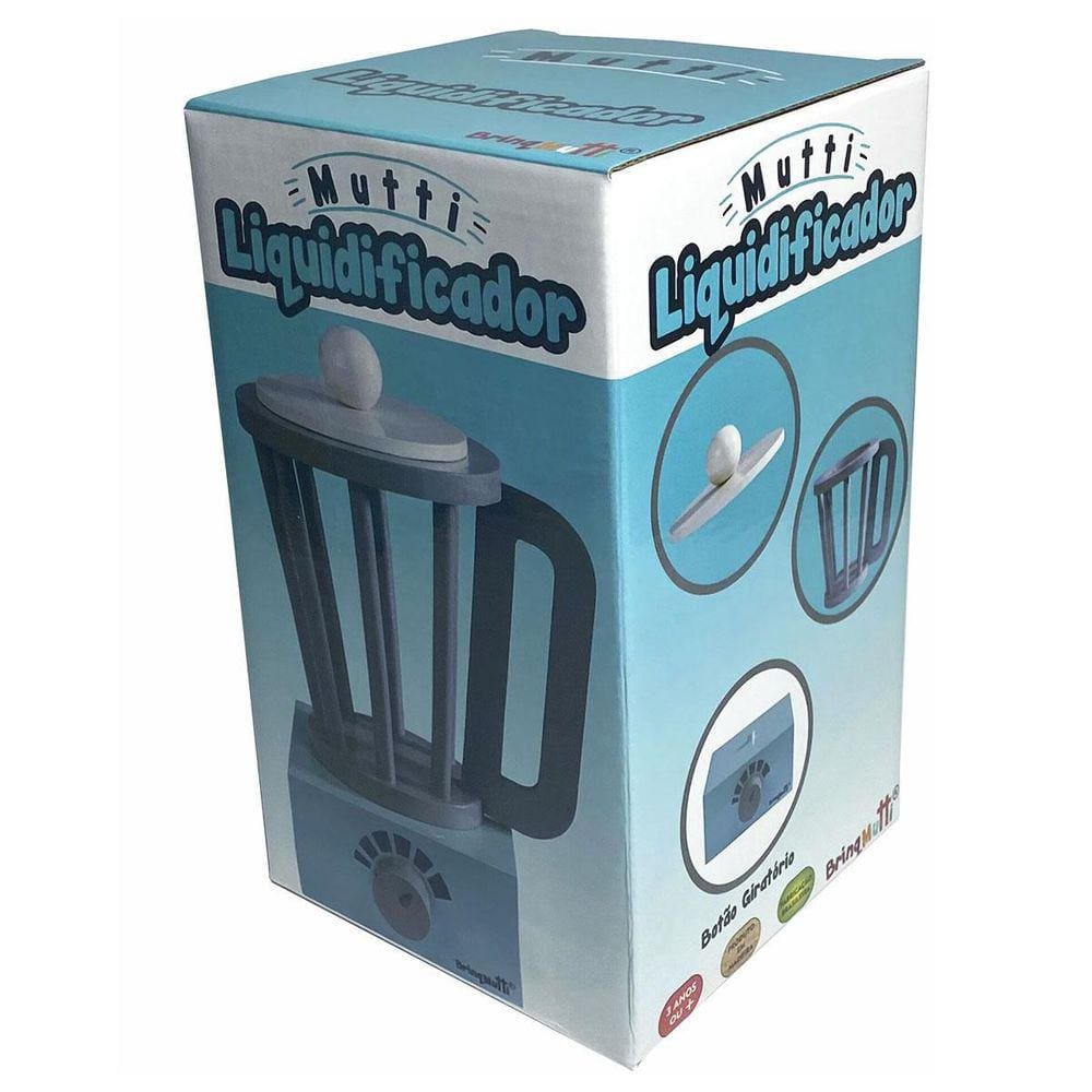 Liquidificador Em Madeira Brinquedo Faz De Conta