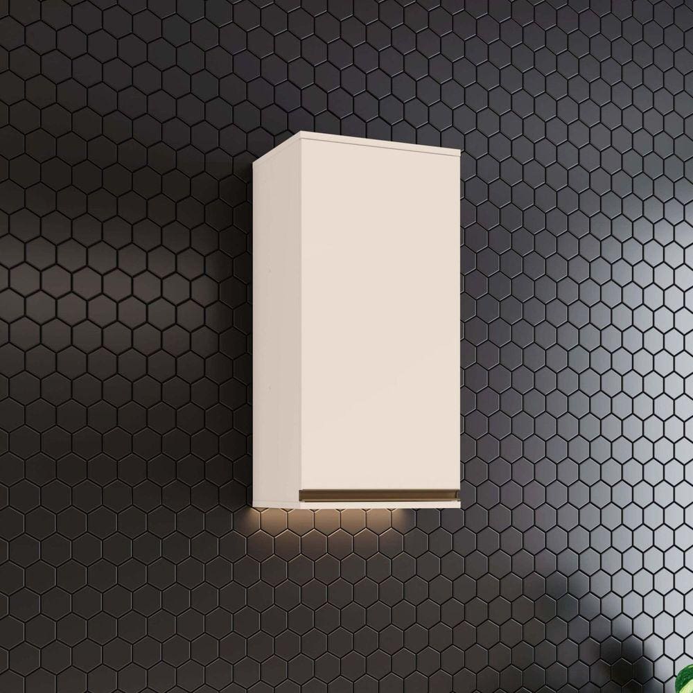 Armário Aéreo 1 Porta 40cm Aurora Off White