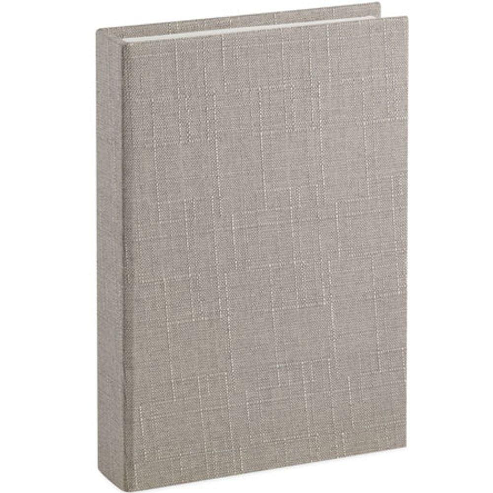 Caixa livro em mdf/linho cinza 28x20 cm