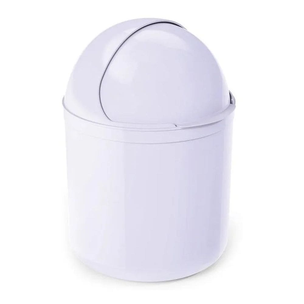 Cesto Multiuso Tampa Basculante Astra 06 litros CT5 Branco