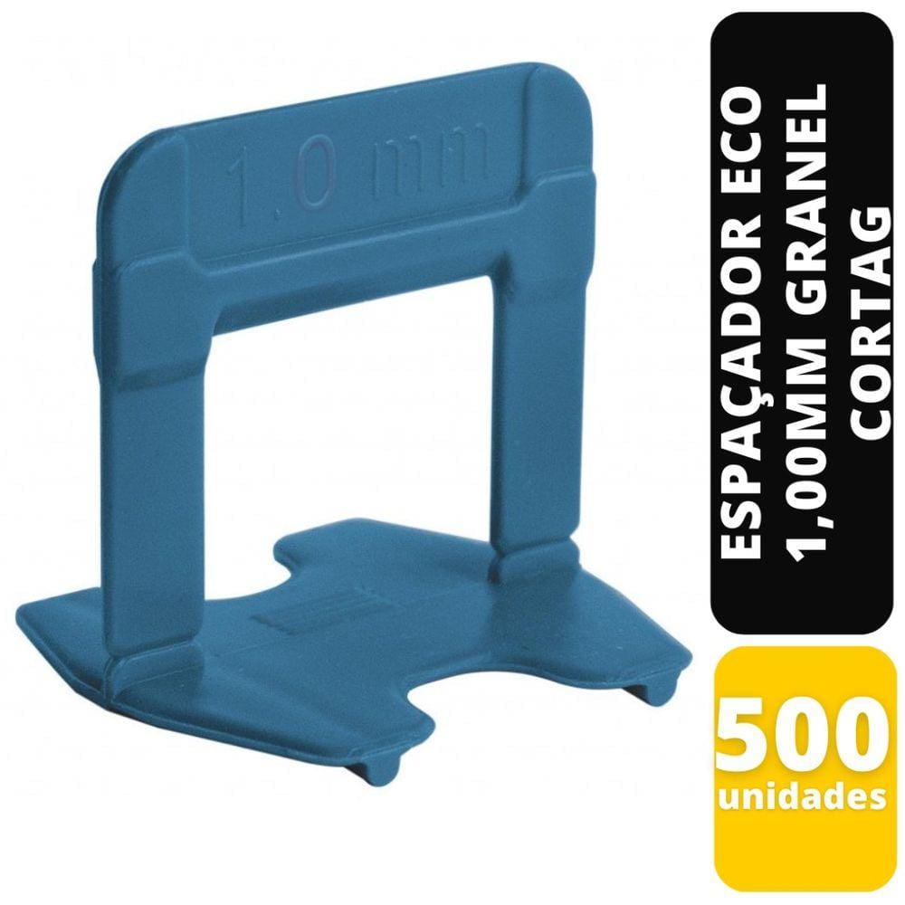 Kit C/500Pc Espaçador Eco 1,00Mm Granel Cortag