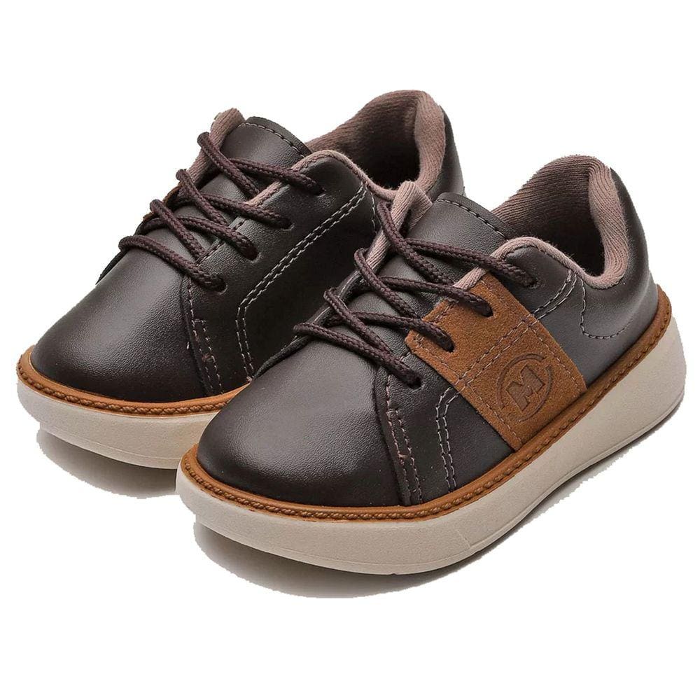 Tênis Infantil Molekinho Básico Casual Menino - Café