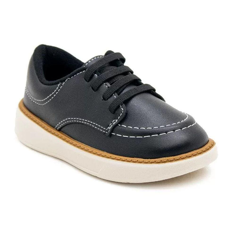 Tênis Infantil Molekinho Casual Denver Menino - Preto