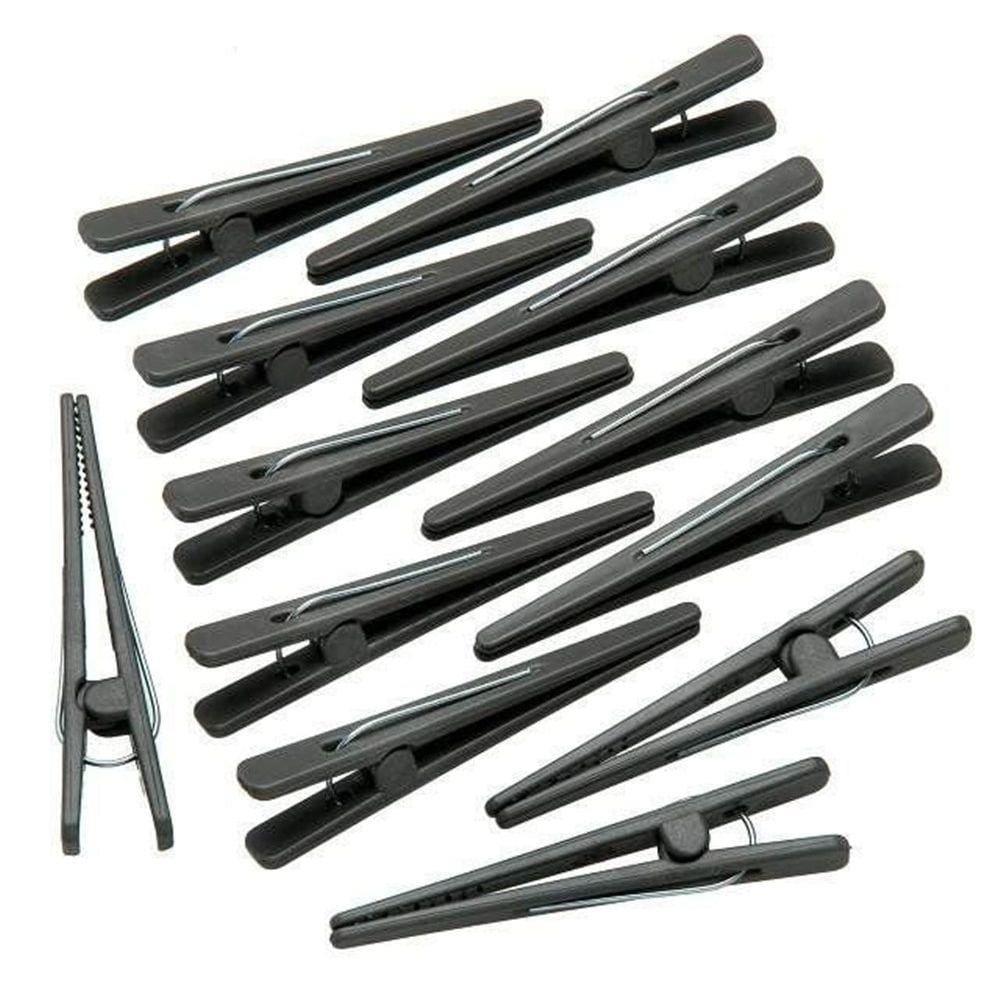 Kit 12 un Clips de Cabelo Plástico Pequeno Profissional