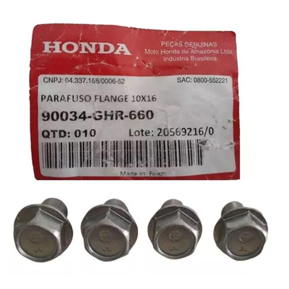 4 Parafusos Alça Bagageiro Titan 00 Á 04 Fan 125 04 Á 08
