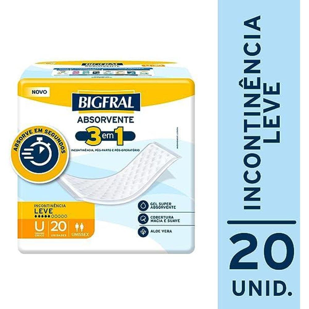 Absorvente Geriátrico Bigfral Regular Plus 20un