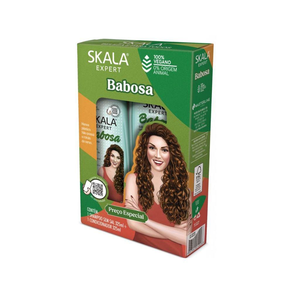Kit Shampoo Skala 325ml+Cond 325ml Babosa