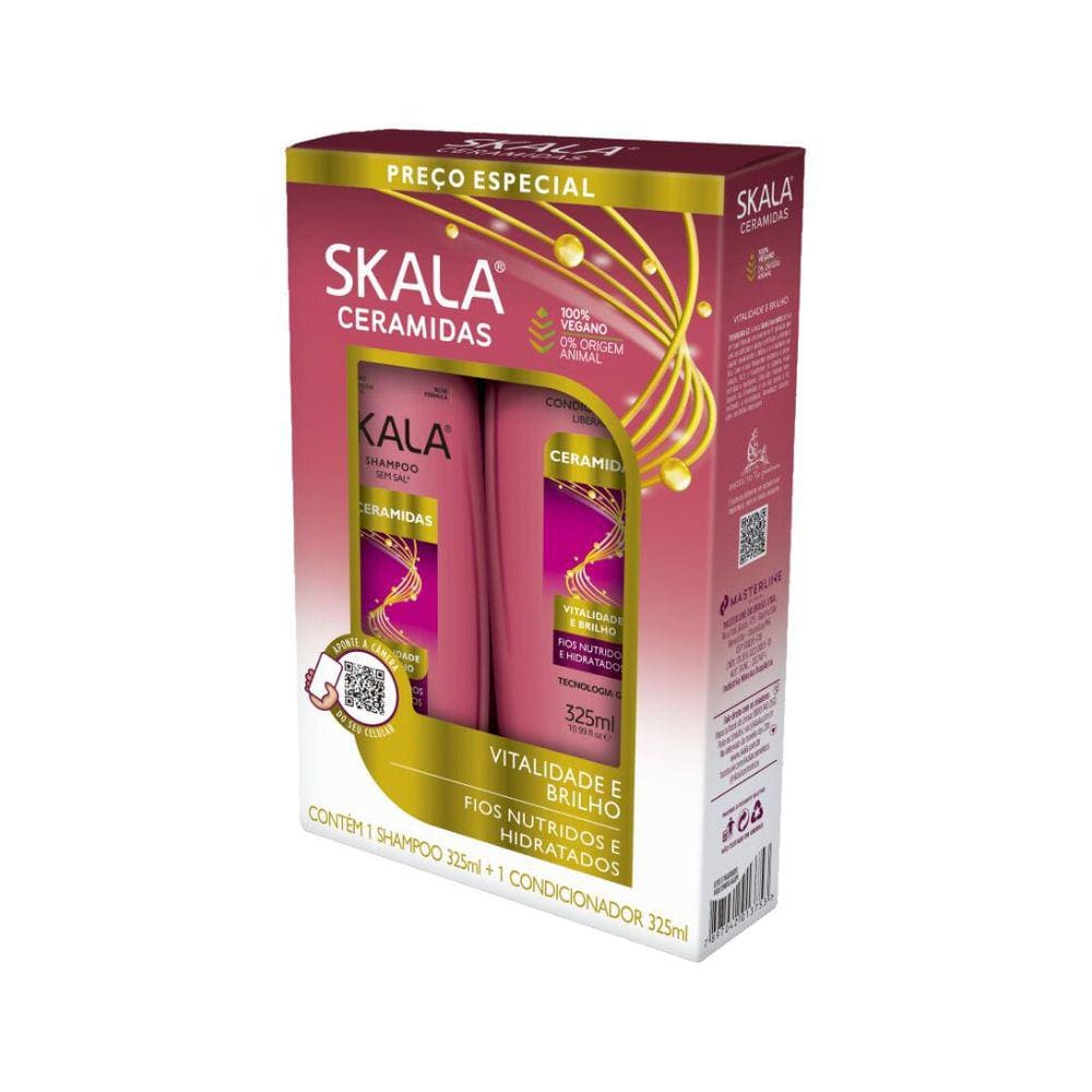 Kit Shampoo Skala 325ml+Cond 325ml Ceramidas