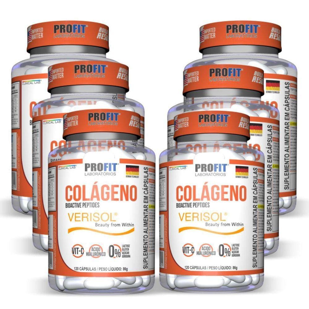 Colágeno Verisol + Vitamina C - 60 Cápsulas