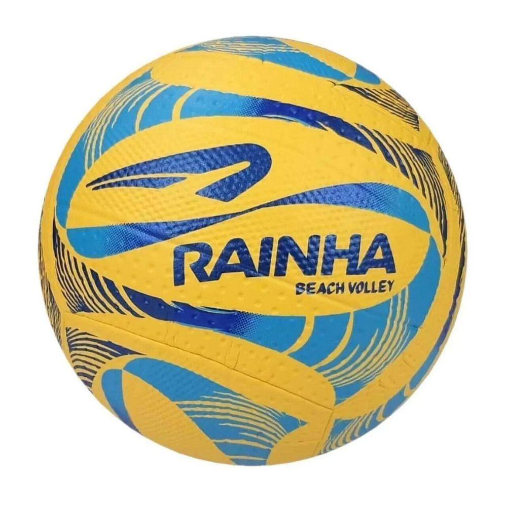 Bola Rainha Beach Volley Volei de Praia Azul e Amarela