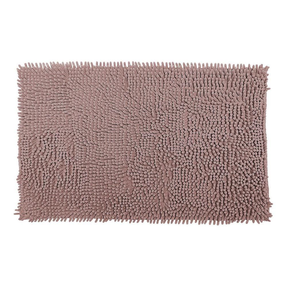 Tapete Bolinha Banheiro Antiderrapante 38cmx58cm Marrom