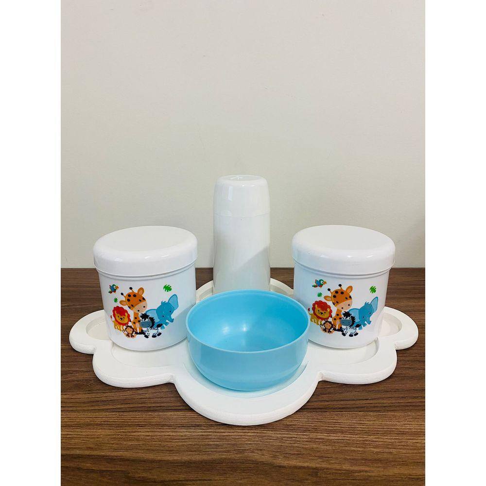 Kit Higiene Safari Juntos + Garrafa Térmica