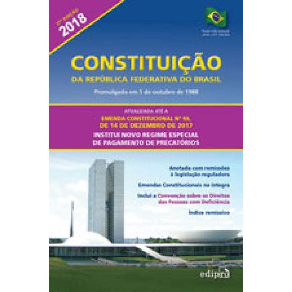 Constituiçao Da Republica Federativa Do Brasil - 2018