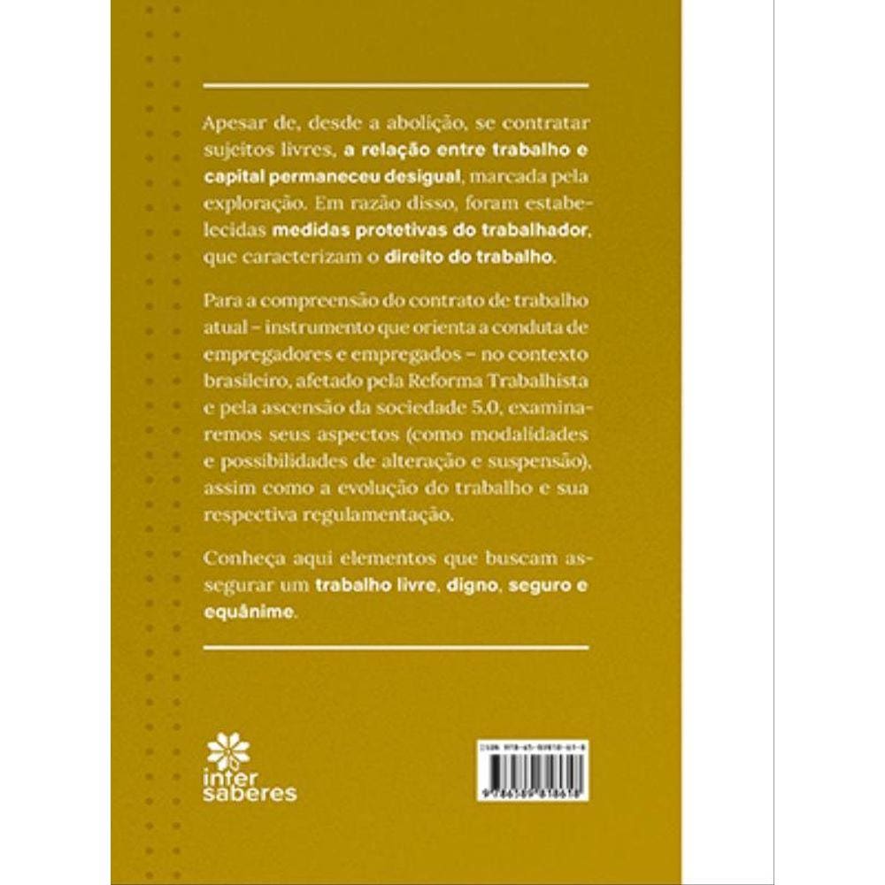 Fundamentos Jurídicos Do Contrato De Trabalho