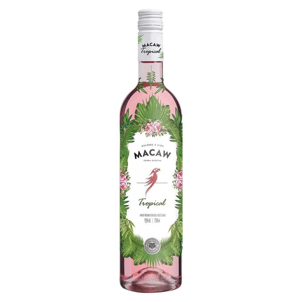 Vinho Macaw Frisante Tropical Rosé Casa Perini 750ml