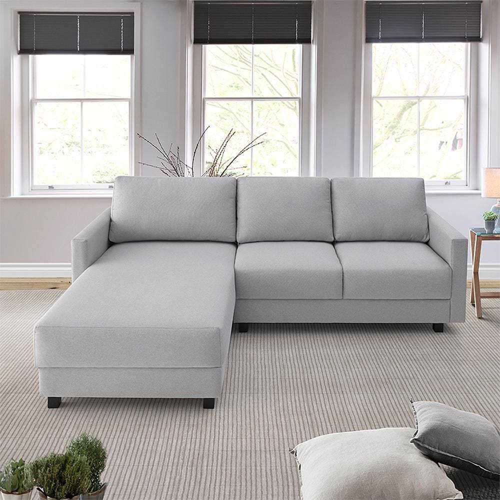 Sofá Zante Chaise e 2 Lugares Estofama