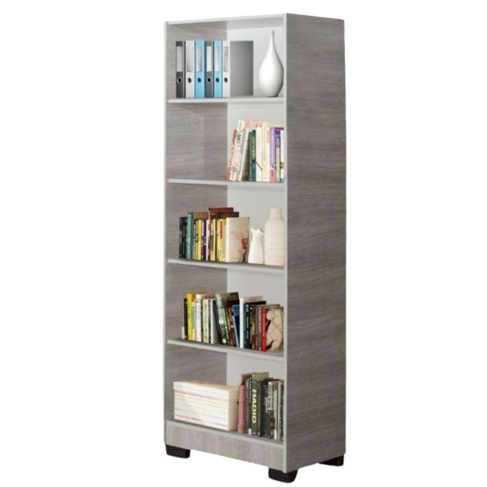 Estante Para Livros Livreiro Onix Natural 4 Prateleira