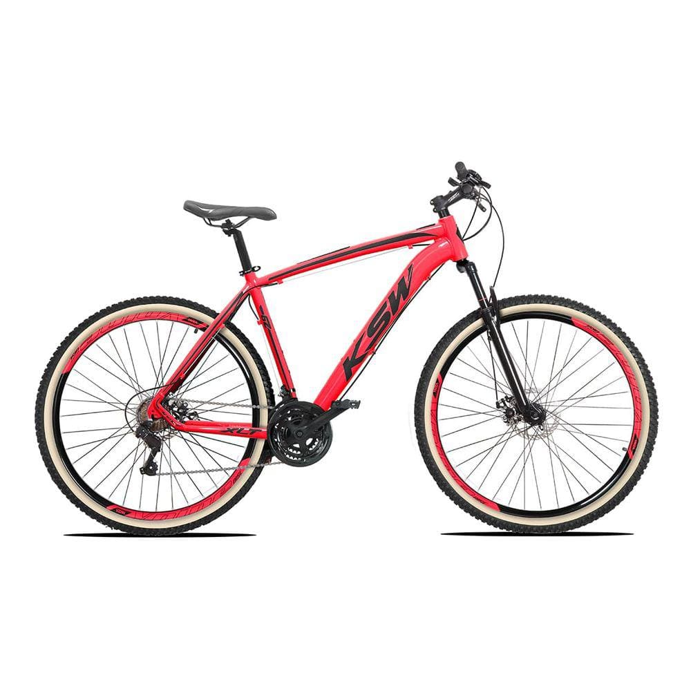 Bicicleta Aro 29 KSW 2x9V Freio Hidráulico Trava Guidão