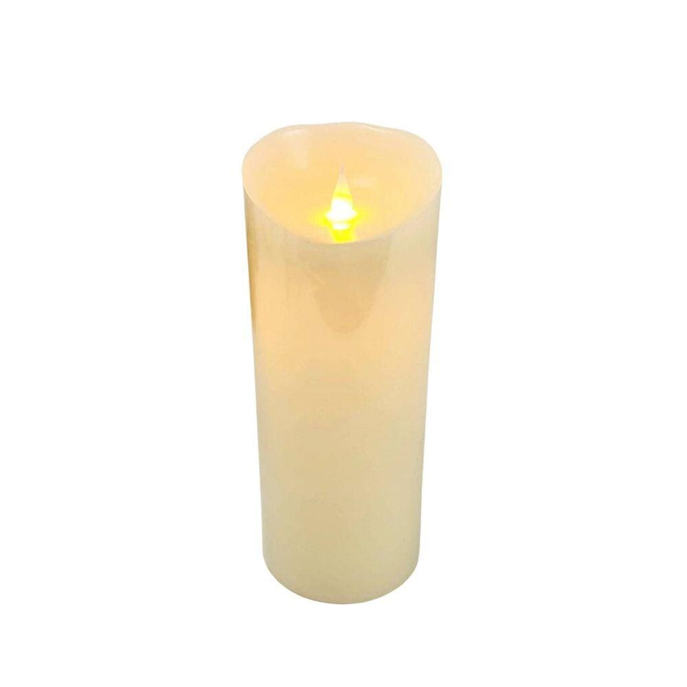 Vela De Led Flame Chama Viva 25X10Cm Decoração