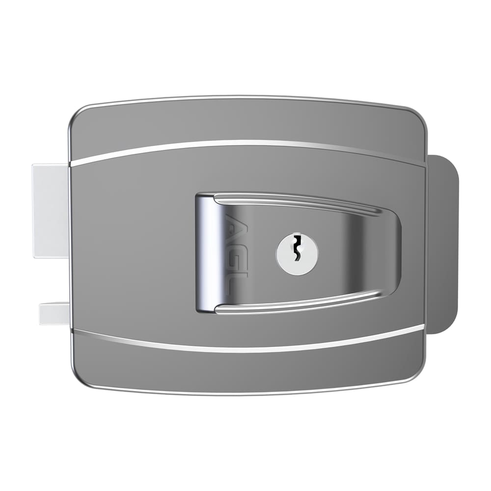 Fechadura IX100 inox 42mm interna 12V furação especial AGL
