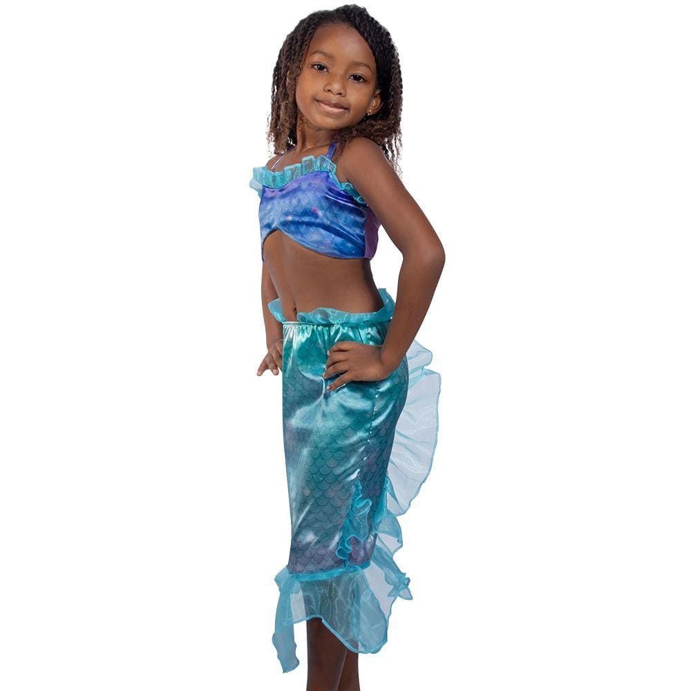 Fantasia Sereia Infantil Ariel Vestido Cosplay Cauda Fotos P