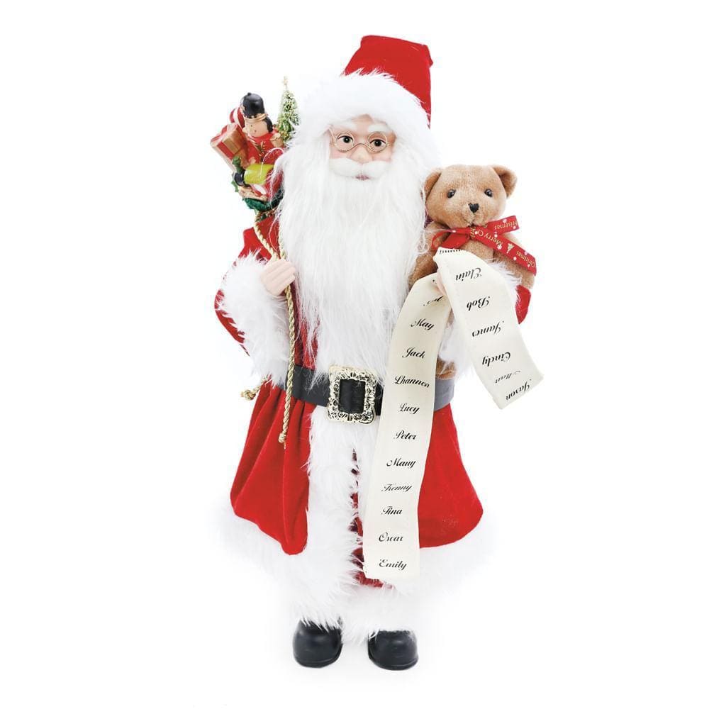 PAPAI NOEL DECORATIVO LISTAS PRESENTES 47cm C/1UN 1005785