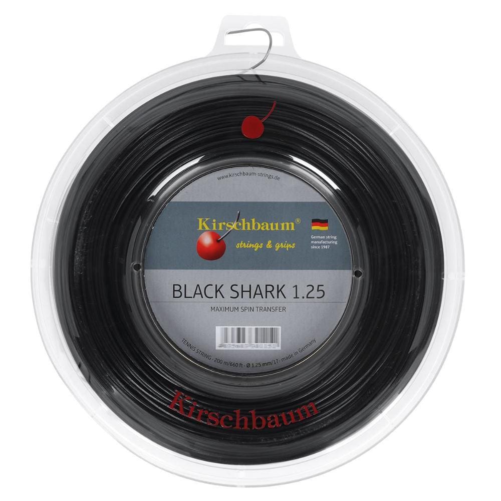 Corda Kirschbaum Black Shark 17L 1.25mm Rolo com 200 Metros Preto