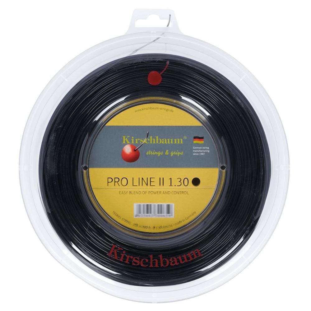 Corda Kirschbaum Pro Line 2 16L 1.30mm Rolo com 200 Metros Preta